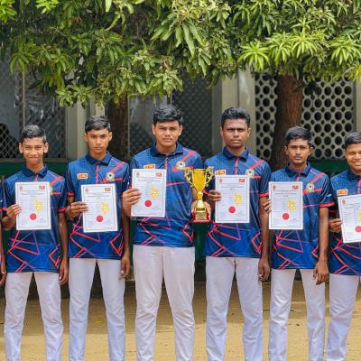 Eastern Province School Badmintion Level Champion Celebration