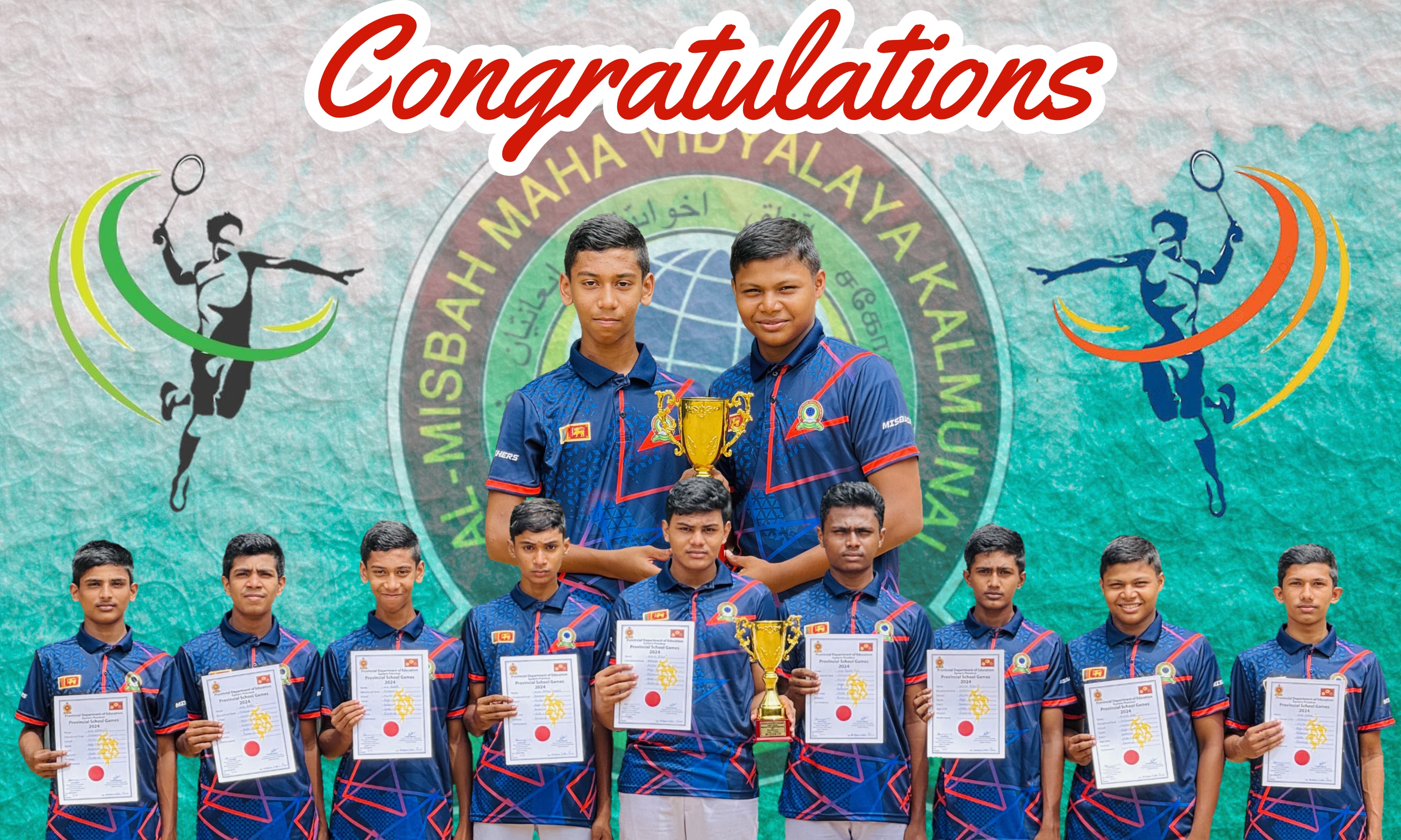  Badminton team achieve again!!!